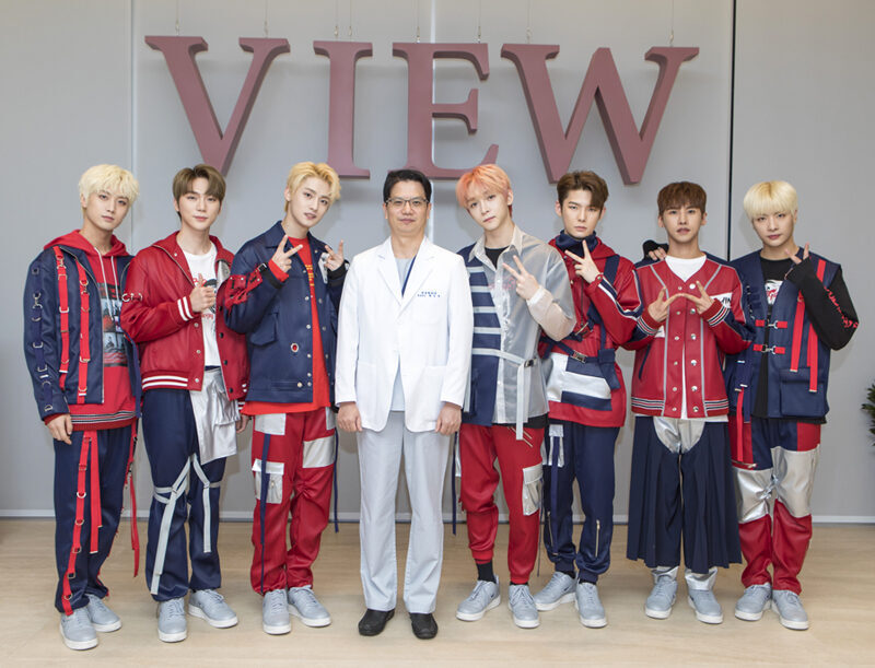 Global idol Lucent visited View Plastic Surgery Clinic